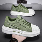 Damen modische Sneaker mit dickem Plateau und einzigartigem Design