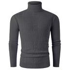 Herren eleganter Rollkragenpullover mit strukturiertem Design
