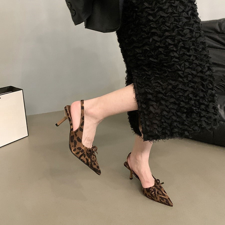 Damen Slingpumps mit eleganter Raffung