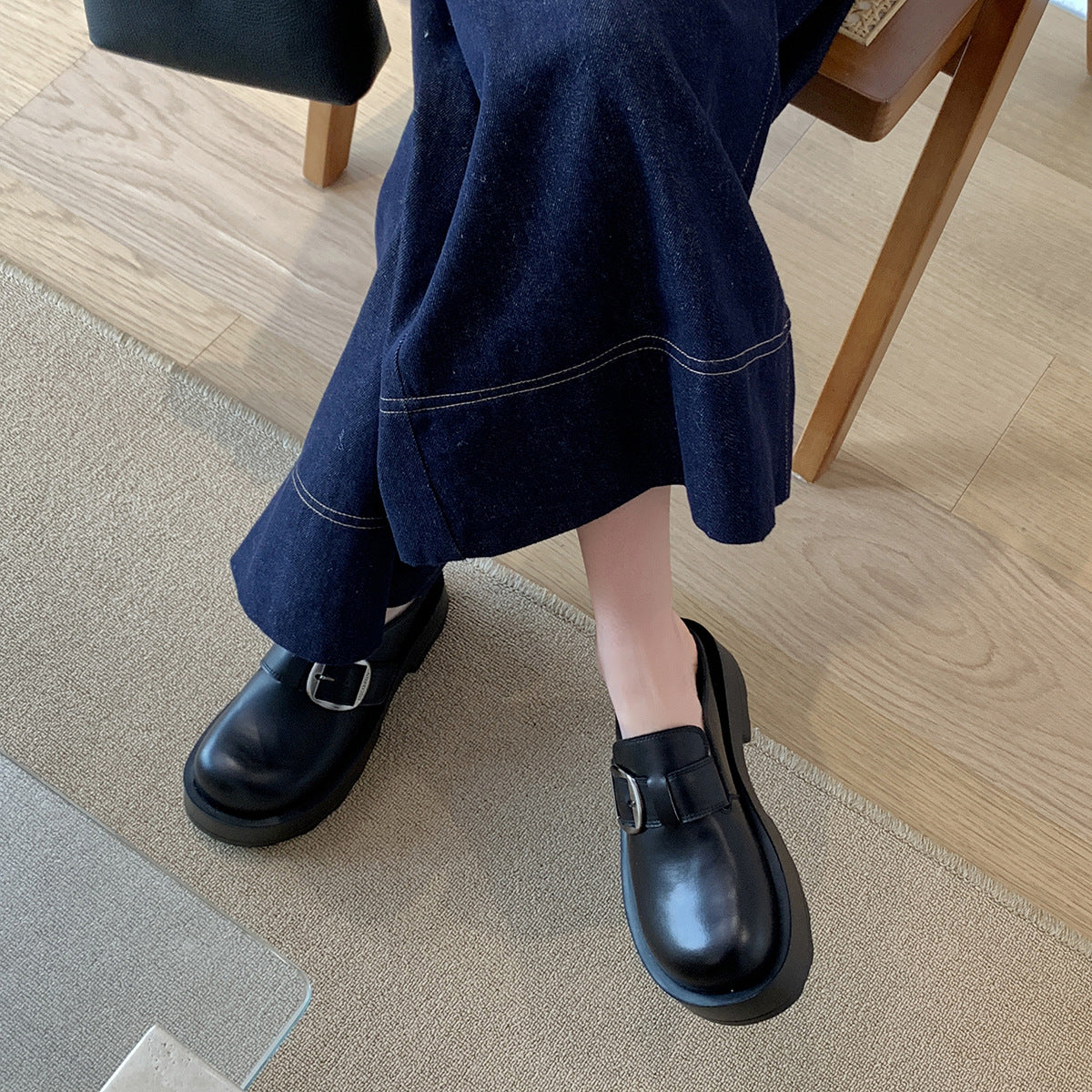 Damen Clogs mit elegantem Schnallenverschluss und rutschfester Sohle R&B
