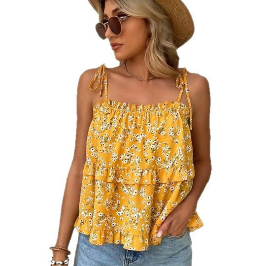 Damen lässige Bluse mit Rüschen R&B