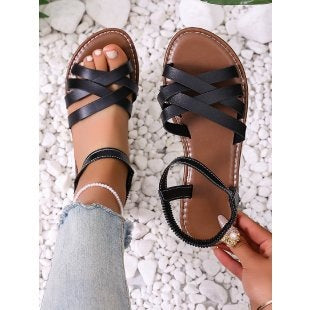 Damen Geflochtene Sandalen R&B