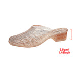 Damen Transparente Clogs mit modernem Schnitt R&B