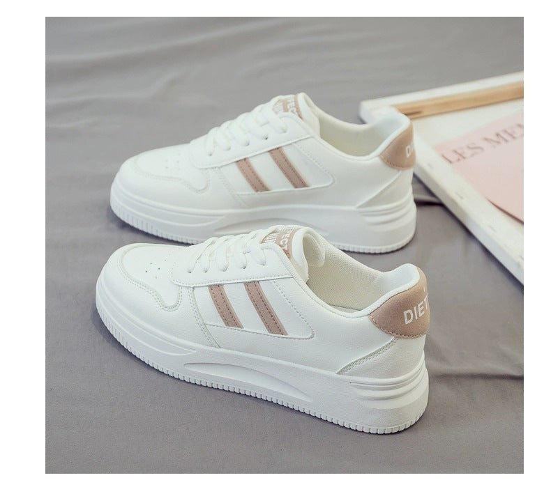 Damen Sportliche Sneakers aus hochwertigem Kunstleder mit rutschfester Laufsohle R&B