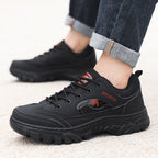 Damen Sportliche Freizeitschuhe mit robustem Profil und atmungsaktiven Einschnitten R&B