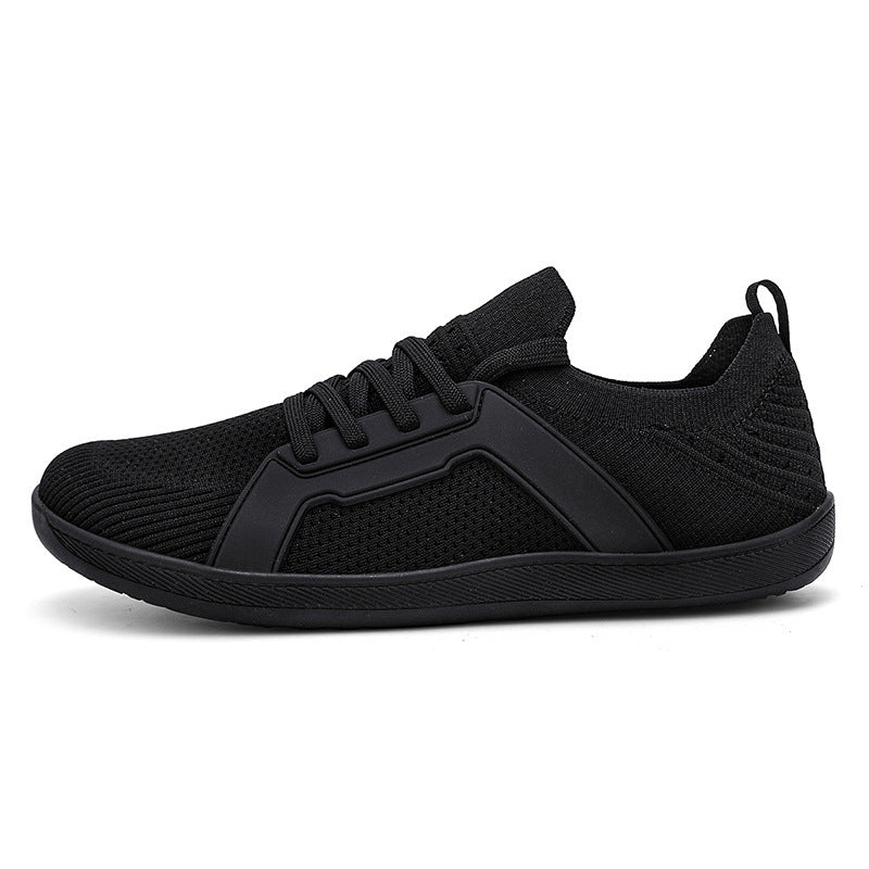 Herren nan urbaner Strick-Freizeit-Sneaker mit elastischem Schlupfschaft, thermoplastischer Seitenverstärkung und stoßdämpfender Leichtlaufsohle R&B