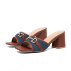Damen modische Plateau-Sandalen mit trendigen Details R&B