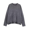 Damen oversized Pullover aus hochwertiger Baumwollmischung mit luxuriösem Tragegefühl R&B