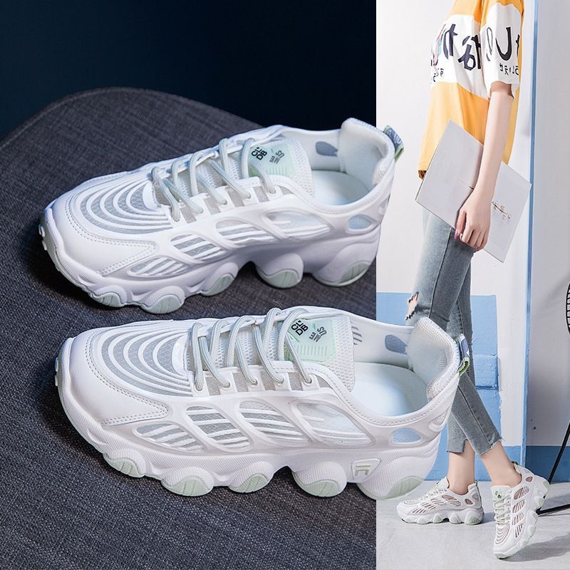 Damen Atmungsaktive Freizeitsneaker mit flexibler Laufsohle