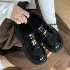 Damen Elegante Loafers mit modischer Schnallenverzierung R&B