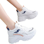 Damen Chunky Sneakers mit atmungsaktivem Obermaterial und dämpfender Laufsohle