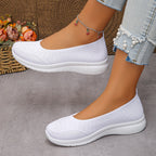 Damen Slip-On Freizeitschuhe mit atmungsaktivem Obermaterial R&B