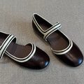Damen Ballerinas mit modischen Riemchen R&B