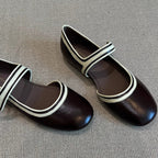 Damen Ballerinas mit modischen Riemchen R&B