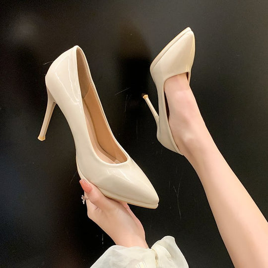 Damen elegante Spitzen High Heels R&B