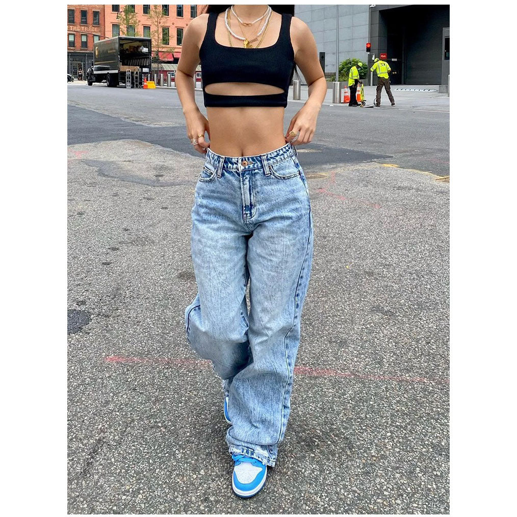 Damen weite Baumwoll-Hosen R&B