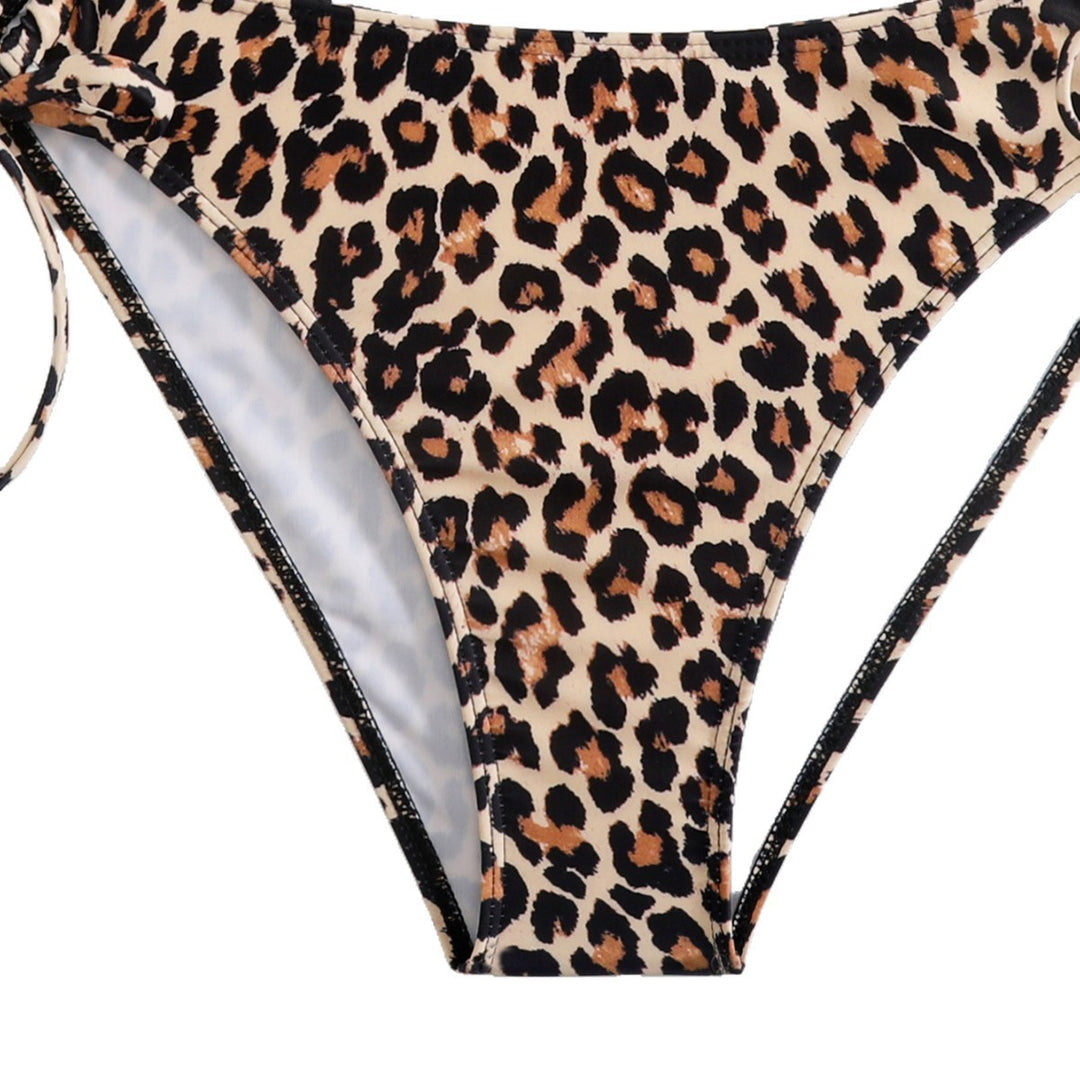 Damen Triangel-Bikini mit trendigem Leopardenmuster R&B