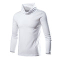 Damen elegante Rollkragen-Tunika mit langem Arm