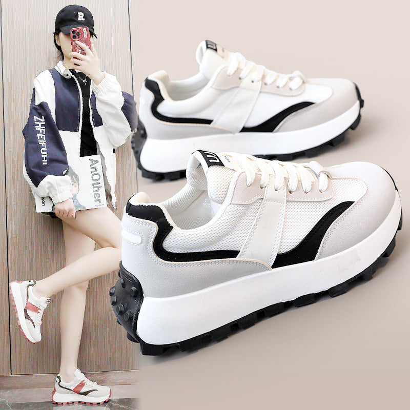 Damen Sportliche Sneaker mit luftiger Mesh-Oberfläche und rutschfester Sohle R&B