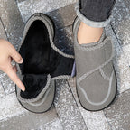 Damen Bequeme Slip-On Sneakers mit elastischem Klettverschluss R&B