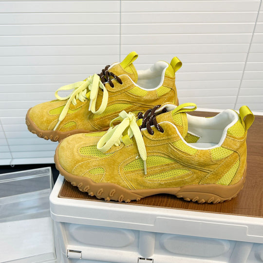 Damen Sportliche Sneakers mit atmungsaktivem Mesh und rutschfester Sohle R&B