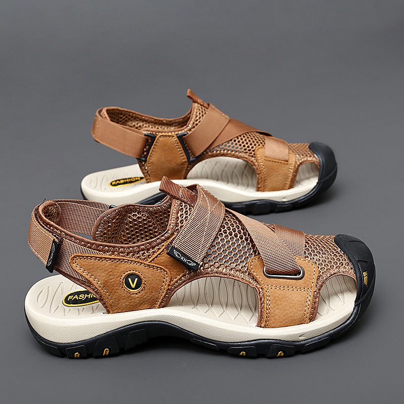 Damen Atmungsaktive Sport-Sandalen mit verstellbaren Riemen und rutschfester Sohle R&B