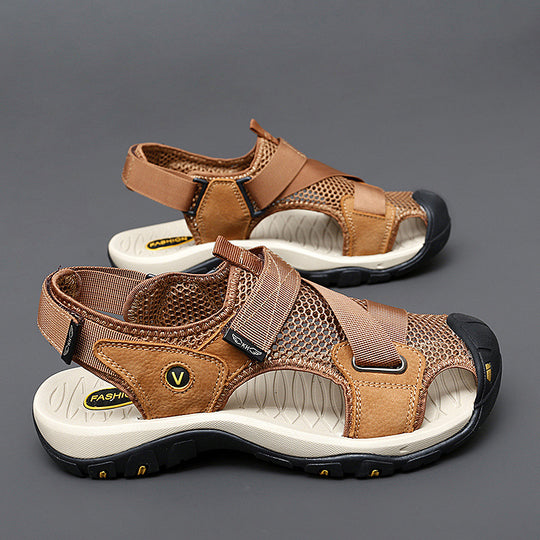 Damen Atmungsaktive Sport-Sandalen mit verstellbaren Riemen und rutschfester Sohle R&B