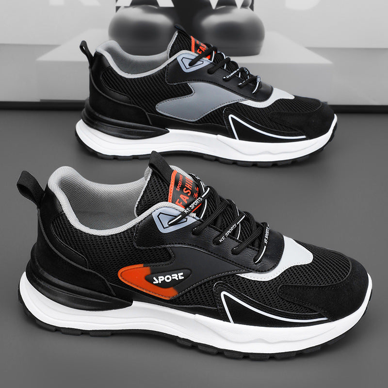 Damen Sportliche Sneakers mit atmungsaktiver Mesh-Konstruktion und dämpfendem Sohlenprofil R&B