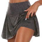 Damen sportlicher Minirock mit hoher Taille und Bewegungskomfort R&B