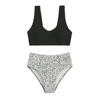 Damen Hoch tailliertes Bikini-Oberteil mit strukturiertem Design R&B