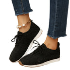 Damen Sneakers mit filigranem Häkeldesign und bequemem Fußbett R&B