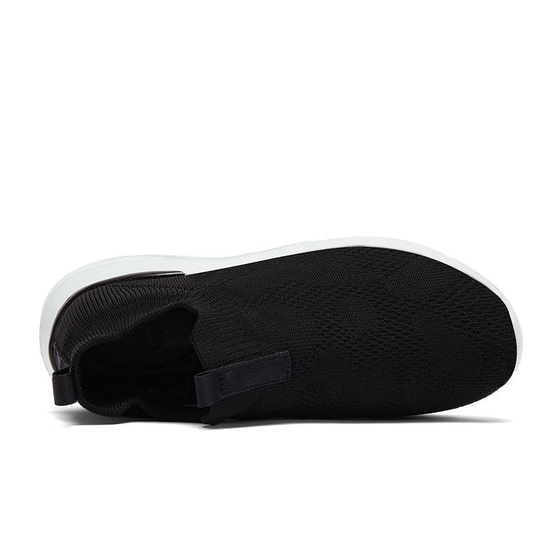 Damen Sportliche Slip-On Sneakers mit elastischem Strickoberteil R&B