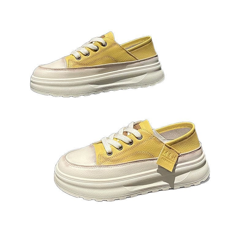 Damen Plateau-Sneaker mit elastischem Riemen und atmungsaktivem Obermaterial R&B