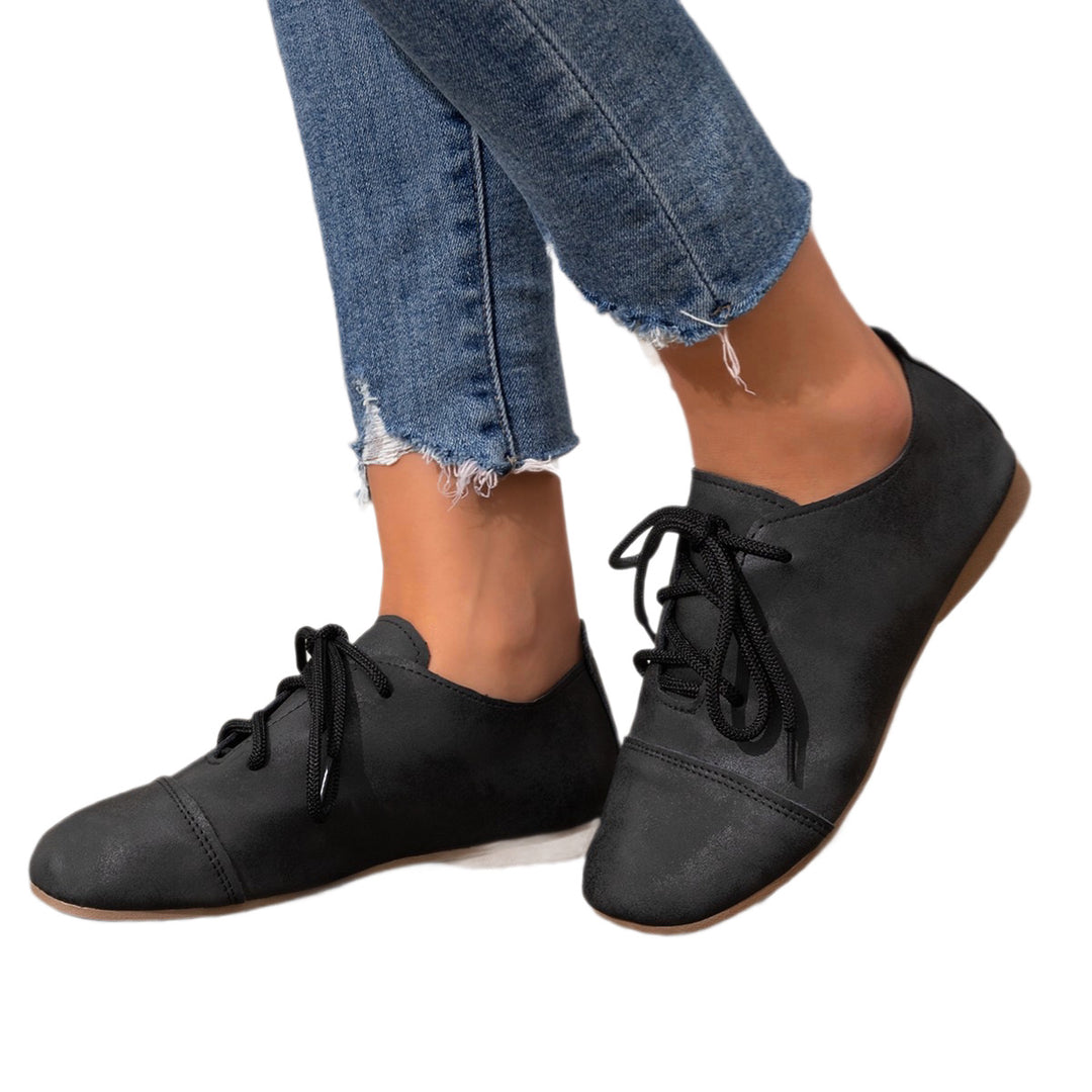 Damen Komfortable Schnürschuhe mit weichem Obermaterial R&B