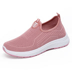 Damen Atmungsaktive Slip-On Sneakers mit elastischem Einsatz und dämpfender Sohle R&B