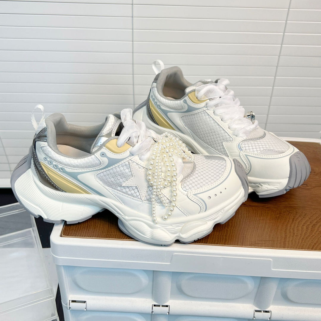 Damen Sportliche Sneakers mit atmungsaktivem Mesh und innovativem Dämpfungssystem R&B