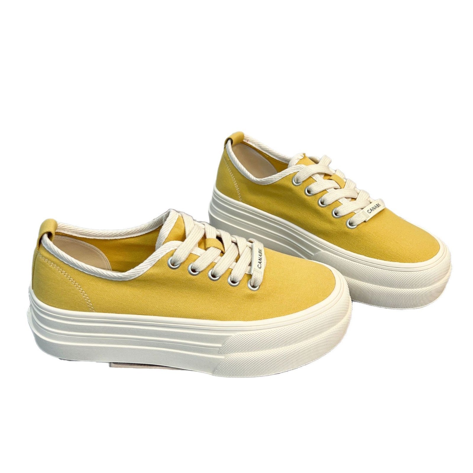 Damen Modische Plateau-Sneaker mit erhöhtem Sohlenprofil und atmungsaktivem Obermaterial R&B