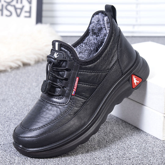 Damen Komfortable und warme Freizeit-Sneaker mit kuscheligem Innenfutter R&B