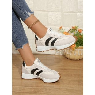 Damen Sportliche Retro-Sneaker mit rutschfester Sohle R&B