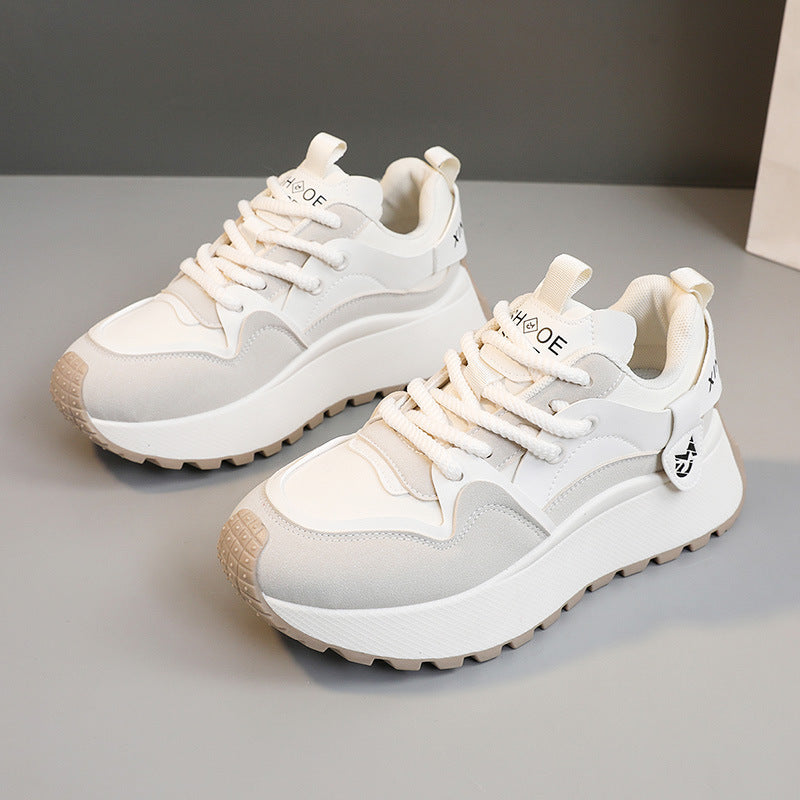 Damen Sportliche Chunky Sneakers mit dämpfender Sohle und atmungsaktivem Obermaterial R&B