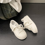 Damen modische Plateau-Sneaker mit ökologischem Obermaterial und komfortabler Dämpfung R&B