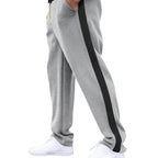 Herren Sportliche Jogginghose mit Knopfleiste und elastischem Bund