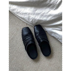 Damen modische Mules mit elegantem Faltenwurf und bequemer Passform R&B