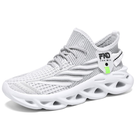 Damen Sportliche Knit-Sneaker mit elastischem Halt und dämpfender Sohle R&B