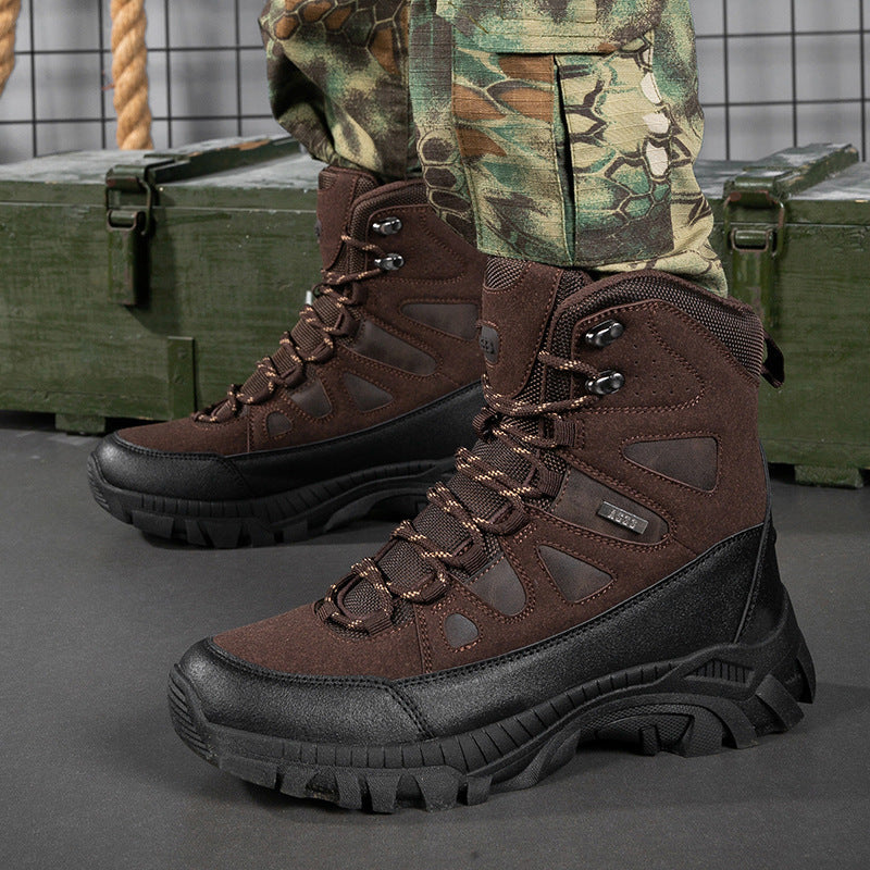 Herren Multifunktionale Tactical Stiefel mit rutschfester Sohle und atmungsaktiver Konstruktion R&B