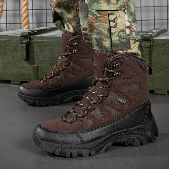Herren Multifunktionale Tactical Stiefel mit rutschfester Sohle und atmungsaktiver Konstruktion R&B