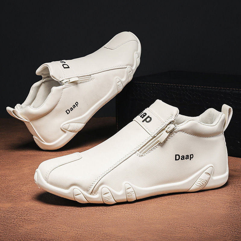 Damen modische Stiefel mit praktischem Reißverschluss und rutschfester Sohle R&B