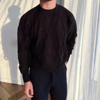 Herren lässiger Pullover mit strukturiertem Design R&B
