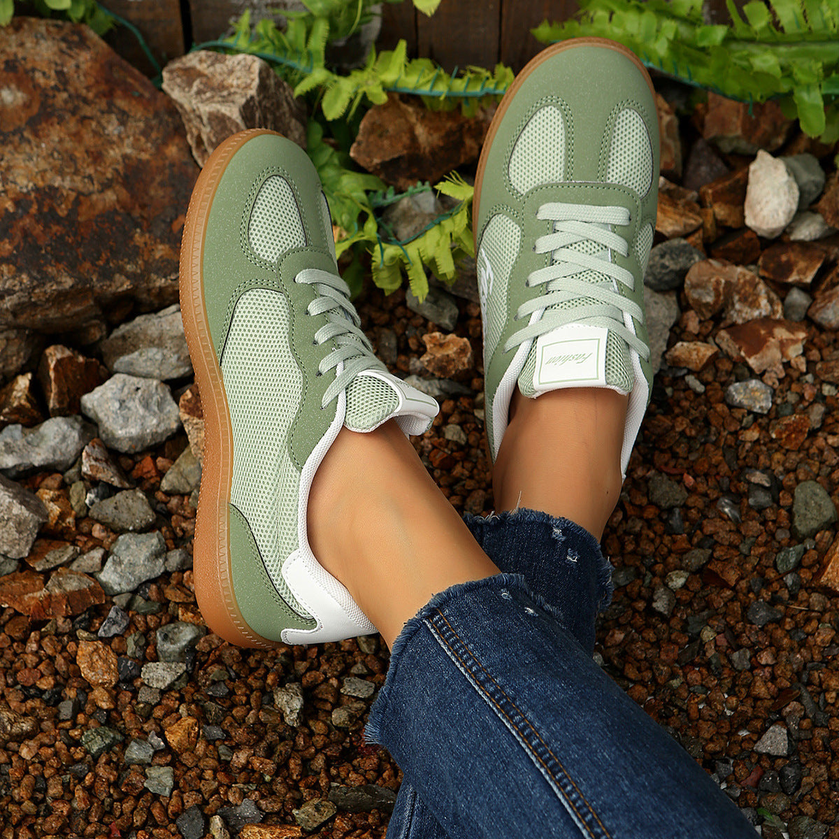 Damen Sneakers aus atmungsaktivem Mesh mit komfortabler Dämpfung R&B
