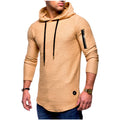 Herren lässiger Kapuzenpullover mit modischem Reißverschluss R&B